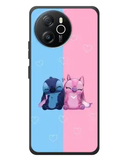 Чехол для Blackview Shark 8 с картинкой «Stitch и Angel Love»