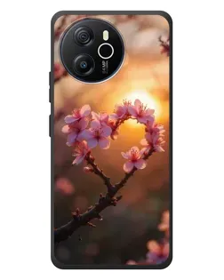 Чехол для Blackview Shark 8 с картинкой «Розовый цвет сердце на фоне заката» Чехол для Blackview Shark 8 с картинкой «Розовый цвет сердце на фоне заката»