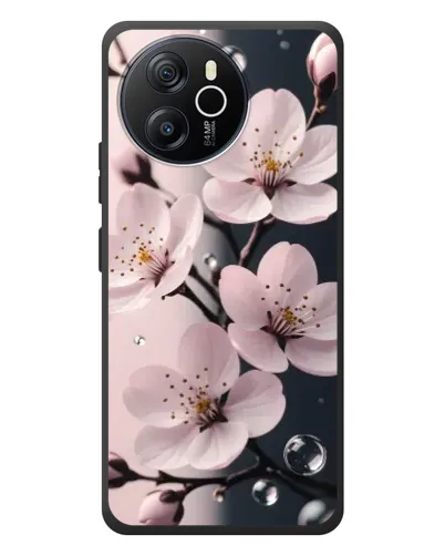 Чехол для Blackview Shark 8 с картинкой «Нежная сакура и капли» Чехол для Blackview Shark 8 с картинкой «Нежная сакура и капли»