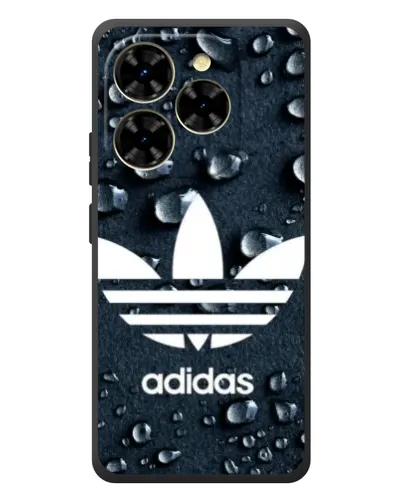 Чехол для Blackview Shark 9 с картинкой «Adidas Trefoil Blue»