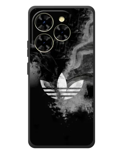 Чехол для Blackview Shark 9 с картинкой «Абстрактный дым Adidas»