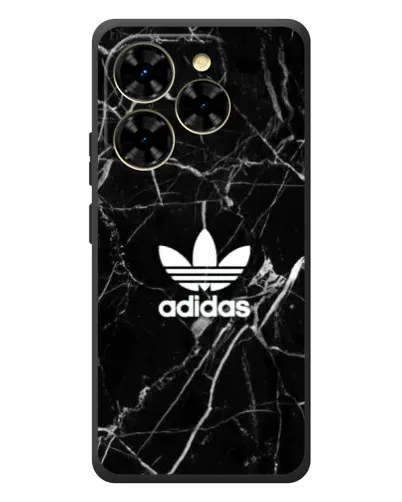 Чехол для Blackview Shark 9 с картинкой «Белый мрамор Adidas»