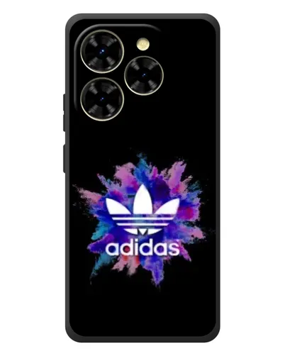 Чехол для Blackview Shark 9 с картинкой «Взрыв красок Adidas»