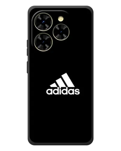 Чехол для Blackview Shark 9 с картинкой «Черная классика Adidas»
