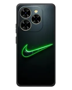 Чехол для Blackview Shark 9 с картинкой «Неоновый контур Nike»