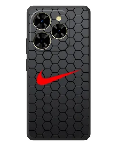 Чехол для Blackview Shark 9 с картинкой «Nike — карбоновая сетка»