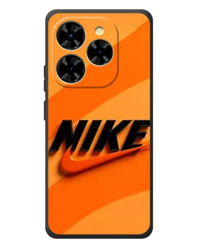 Чехол для Blackview Shark 9 с картинкой «Оранжевый драйв Nike»