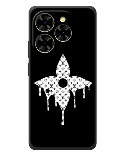 Чехол для Blackview Shark 9 с картинкой «Цветочная монограмма» Чехол для Blackview Shark 9 с картинкой «Цветочная монограмма»