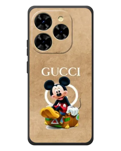 Чехол для Blackview Shark 9 с картинкой «Микки Маус Gucci — крафт» Чехол для Blackview Shark 9 с картинкой «Микки Маус Gucci — крафт»