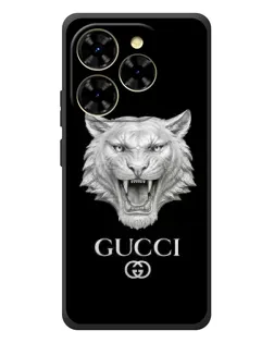 Чехол для Blackview Shark 9 с картинкой «Gucci — серебряный лев»