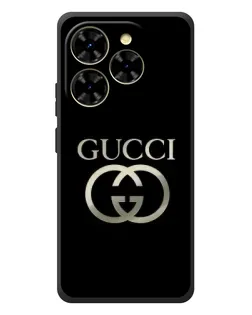 Чехол для Blackview Shark 9 с картинкой «Gucci — золото на черном»