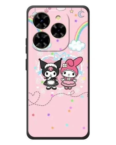 Чехол для Blackview Shark 9 с картинкой «My Melody и Kuromi»
