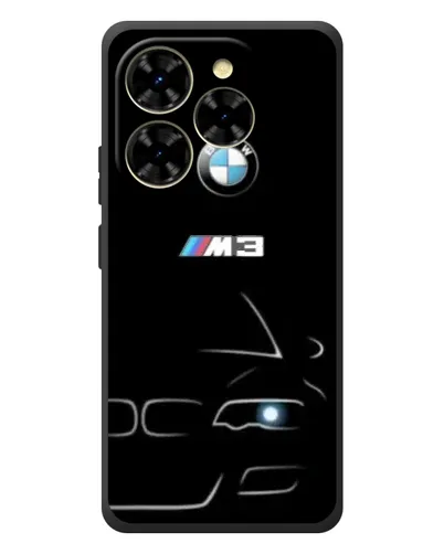 Чехол для Blackview Shark 9 с картинкой «Минималистичный принт BMW M3»