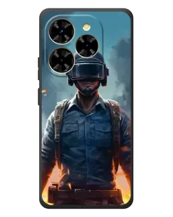 Чехол для Blackview Shark 9 с картинкой «PUBG — реалистичный герой»