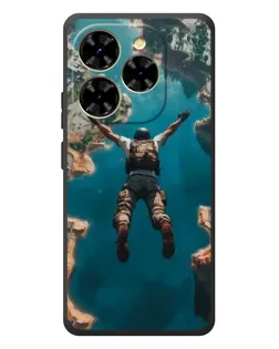 Чехол для Blackview Shark 9 с картинкой «PUBG — свободное падение»
