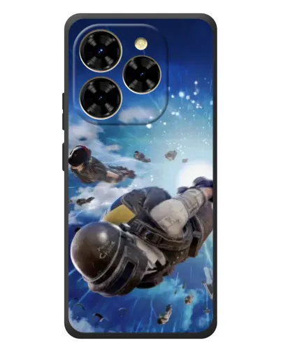 Чехол для Blackview Shark 9 с картинкой «Десант PUBG — прыжок» Чехол для Blackview Shark 9 с картинкой «Десант PUBG — прыжок»