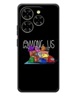 Чехол для Blackview Shark 9 с картинкой «Логотип Among Us»