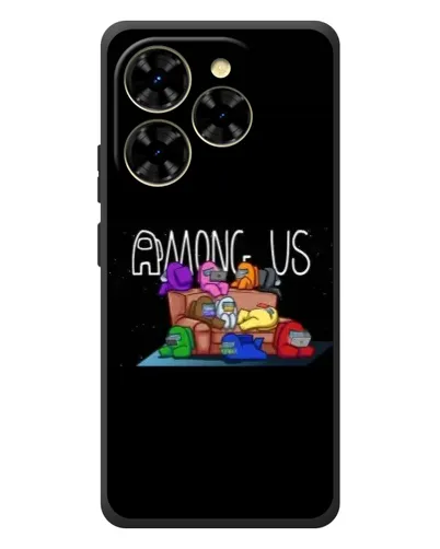 Чехол для Blackview Shark 9 с картинкой «Логотип Among Us»