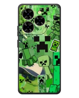 Чохол для Blackview Shark 9 з картинкою «Кріпери Minecraft»