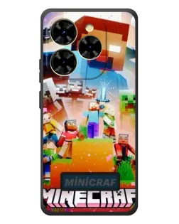 Чохол для Blackview Shark 9 з картинкою «Minecraft герої гри»
