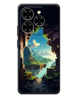 Чехол для Blackview Shark 9 с картинкой «Вид из пещеры»