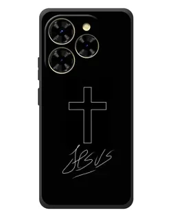 Чехол для Blackview Shark 9 с картинкой «Графический крест Jesus» Чехол для Blackview Shark 9 с картинкой «Графический крест Jesus»