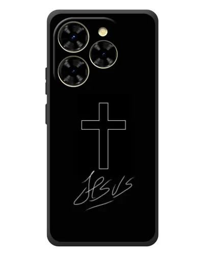 Чехол для Blackview Shark 9 с картинкой «Графический крест Jesus» Чехол для Blackview Shark 9 с картинкой «Графический крест Jesus»