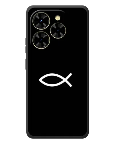 Чехол для Blackview Shark 9 с картинкой «Символ рыбы Jesus» Чехол для Blackview Shark 9 с картинкой «Символ рыбы Jesus»