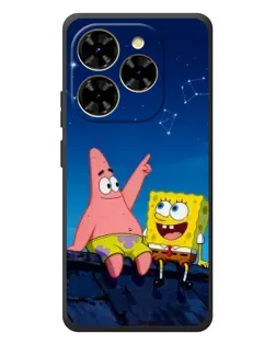 Чехол для Blackview Shark 9 с картинкой «Губка Боб и Патрик ночью» Чехол для Blackview Shark 9 с картинкой «Губка Боб и Патрик ночью»