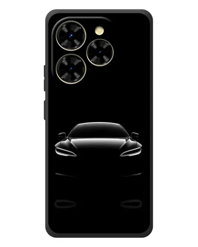 Чехол для Blackview Shark 9 с картинкой «Силуэт Tesla Night»