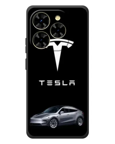 Чехол для Blackview Shark 9 с картинкой «Tesla Model Y»