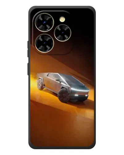 Чехол для Blackview Shark 9 с картинкой «Cybertruck в пустыне»