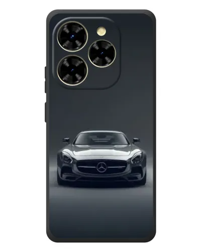 Чехол для Blackview Shark 9 с картинкой «Mercedes на черном»