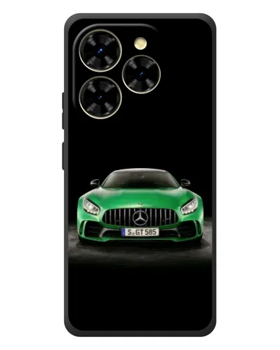 Чехол для Blackview Shark 9 с картинкой «Mercedes — неоновый лого»