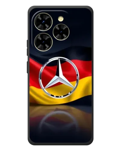 Чехол для Blackview Shark 9 с картинкой «Mercedes — флаг Германии»