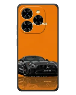 Чехол для Blackview Shark 9 с картинкой «Оранжевый Mercedes AMG»