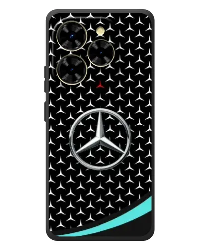 Чехол для Blackview Shark 9 с картинкой «Mercedes — бирюзовый акцент»