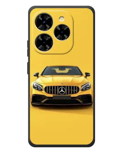 Чехол для Blackview Shark 9 с картинкой «Желтый Mercedes GT»