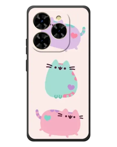 Чехол для Blackview Shark 9 с картинкой «Pusheen трио» Чехол для Blackview Shark 9 с картинкой «Pusheen трио»