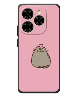 Чохол для Blackview Shark 9 з картинкою «Pusheen серце»
