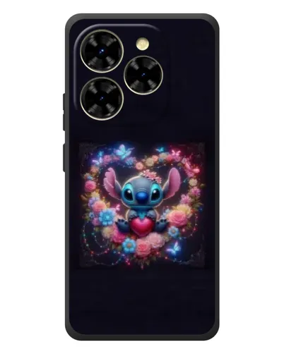 Чехол для Blackview Shark 9 с картинкой «Stitch в цветах» Чехол для Blackview Shark 9 с картинкой «Stitch в цветах»