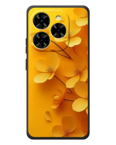 Чехол для Blackview Shark 9 с картинкой «Золотые лепестки»