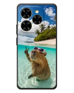 Чехол для Blackview Shark 9 с картинкой «Капибара на море» Чехол для Blackview Shark 9 с картинкой «Капибара на море»