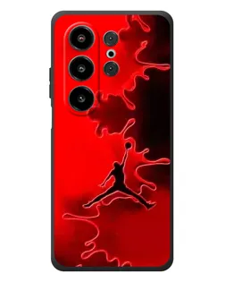 Чехол для Blackview Wave 10 с картинкой «Jordan Red Smoke»