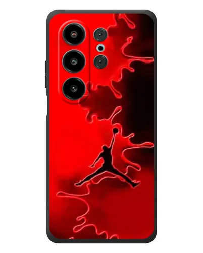 Чехол для Blackview Wave 10 с картинкой «Jordan Red Smoke»