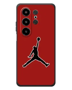 Чехол для Blackview Wave 10 с картинкой «Jordan Red Back»