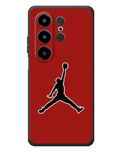 Чехол для Blackview Wave 10 с картинкой «Jordan Red Back»