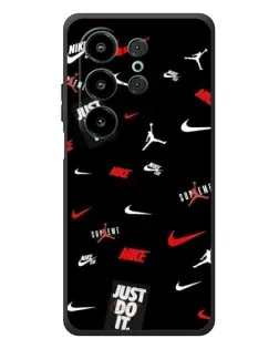 Чехол для Blackview Wave 10 с картинкой «Nike Mix Pattern»