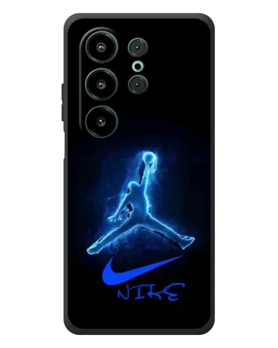 Чехол для Blackview Wave 10 с картинкой «Jordan Neon Blue»