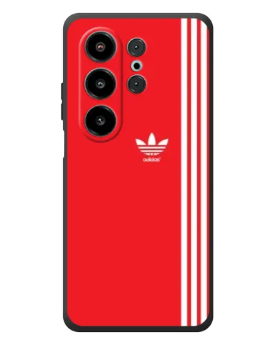 Чехол для Blackview Wave 10 с картинкой «Красный минимализм Adidas»